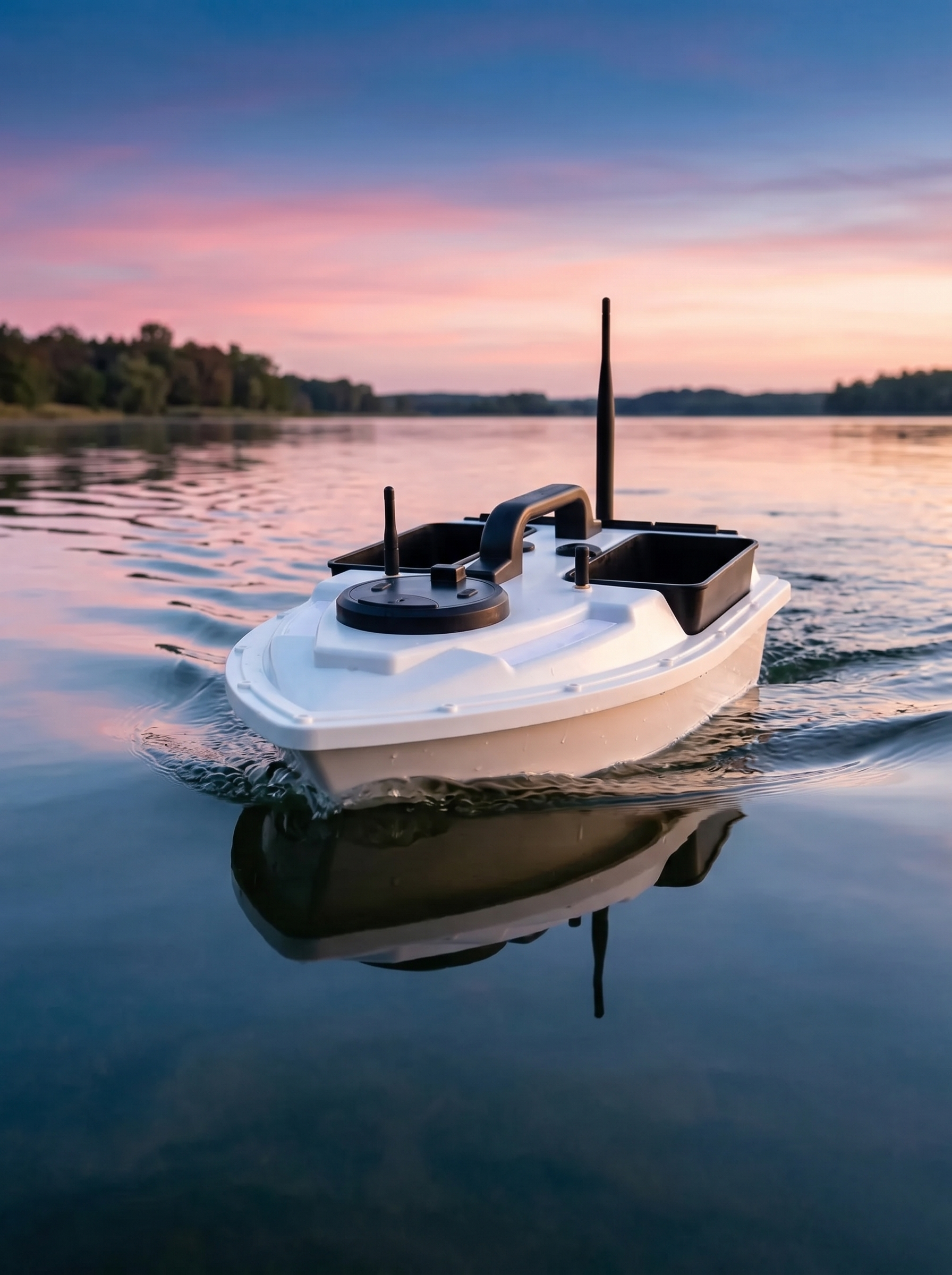 GPS autopilot — programs a return course to within 1-2m accuracy,