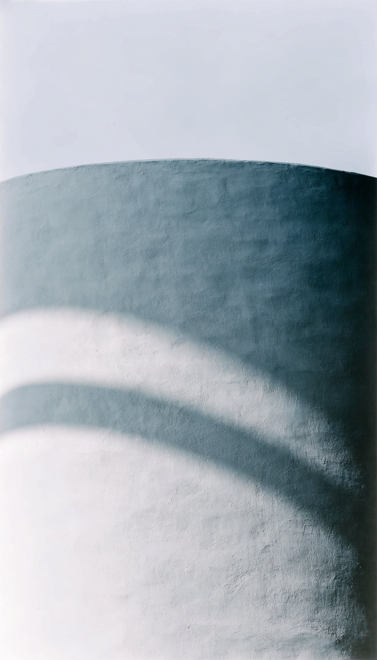 Soft north light on a pale wall — abstract architectural photography