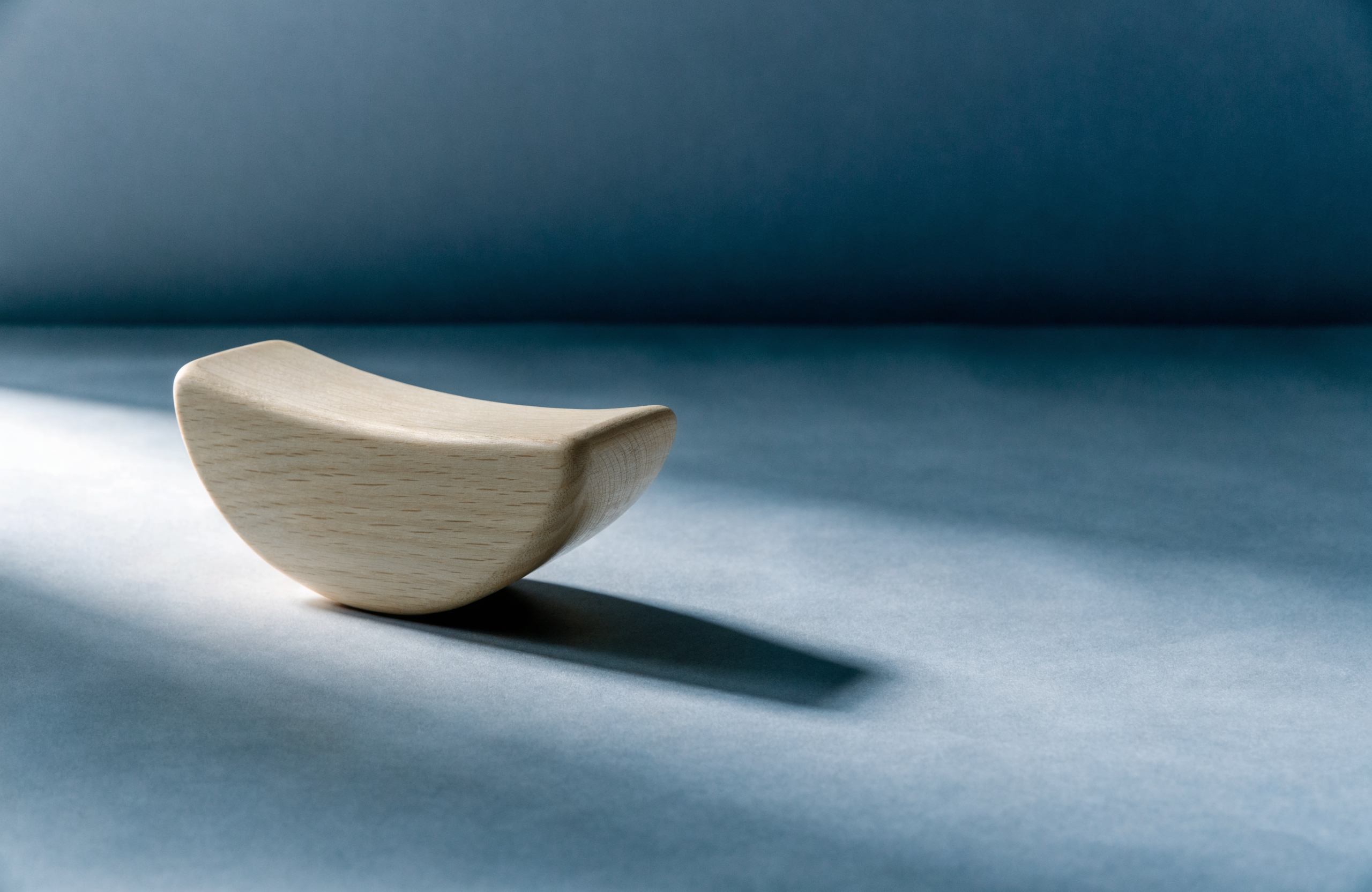 Minimal abstract still life in cool neutral tones