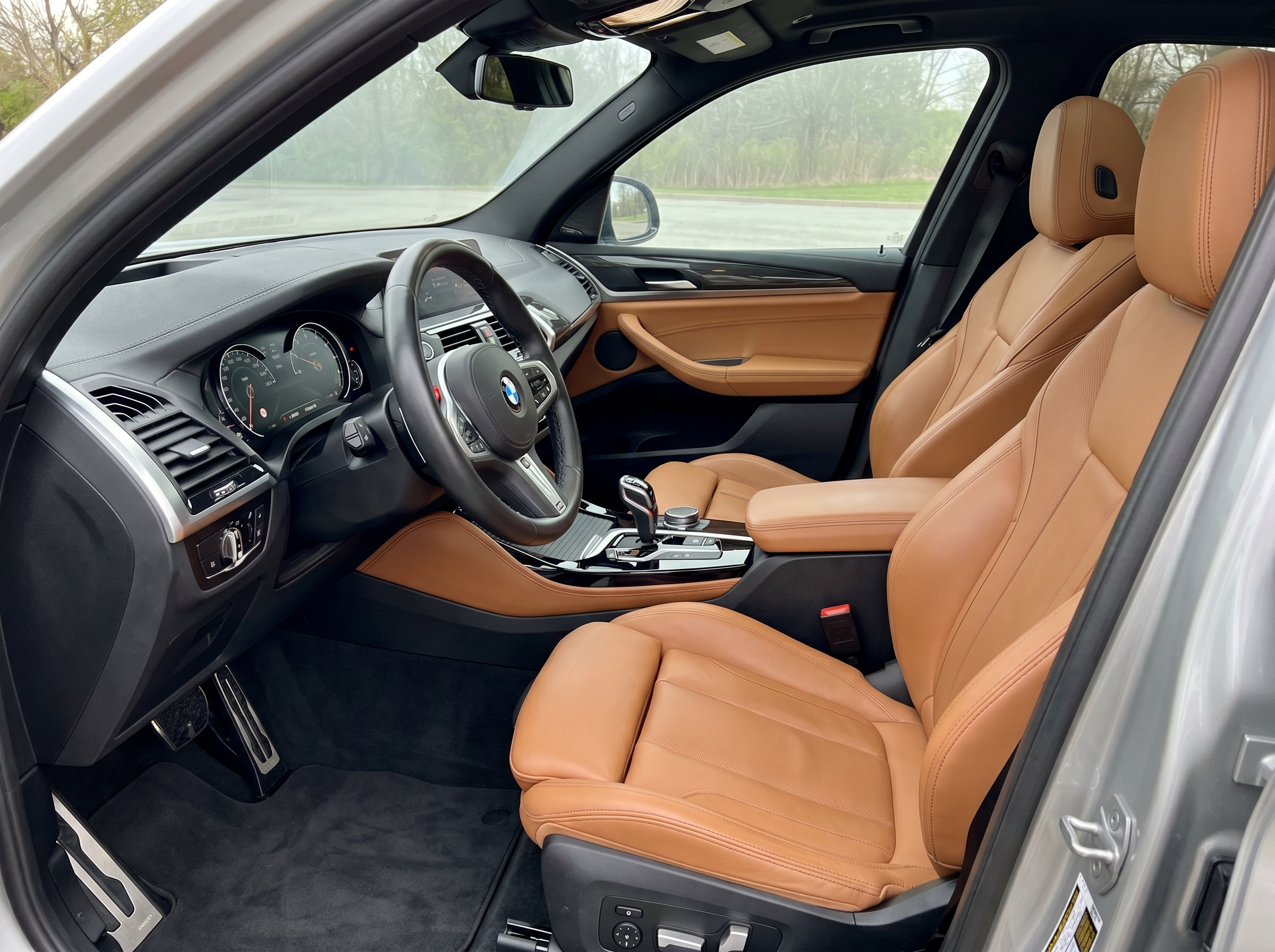 BMW X3M interior after detailing