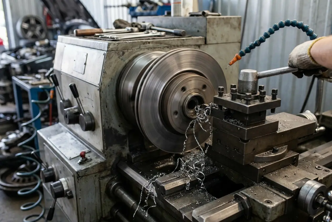 Rotor & flywheel machining