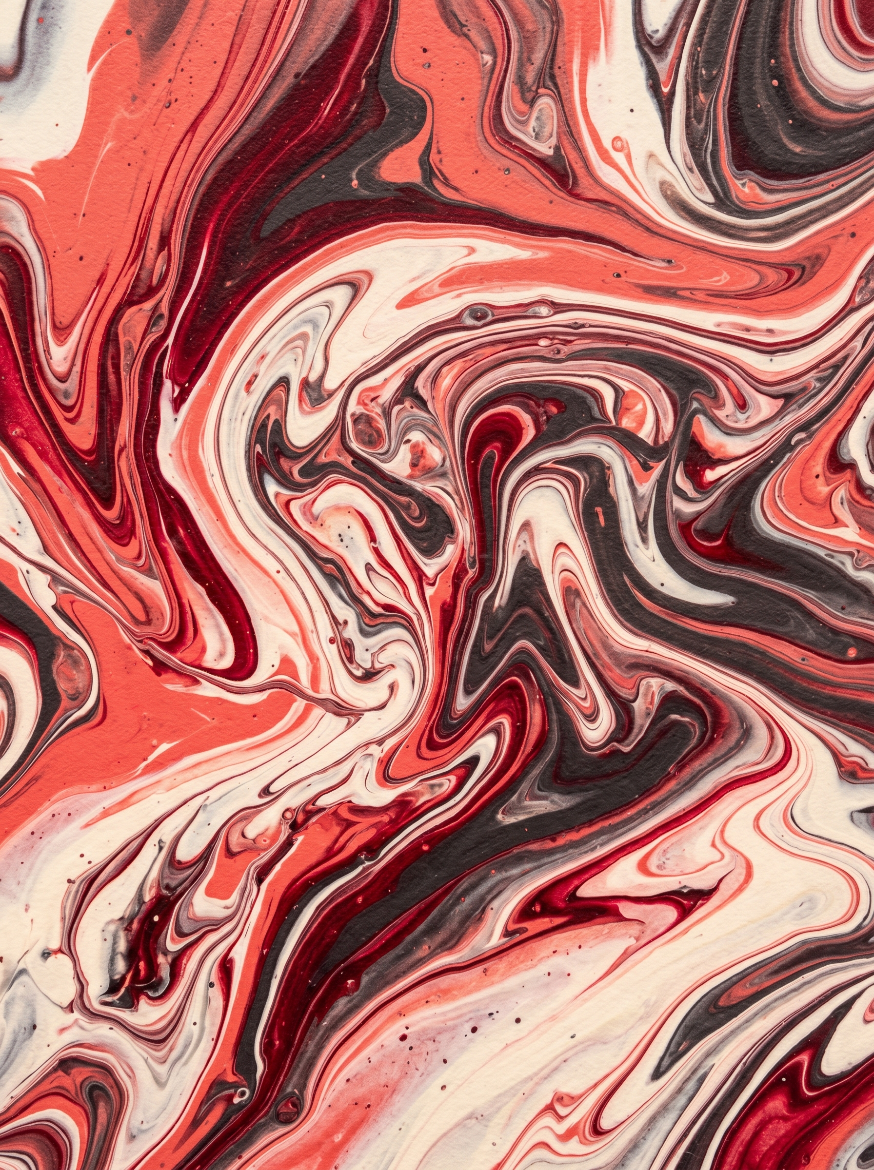 Pintura fluida vibrante, representando Transformación AI-First