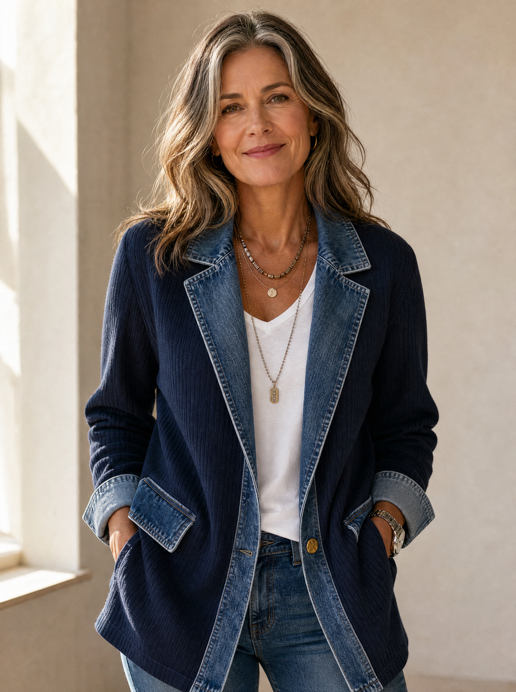 The Talia Relaxed Denim Jacket