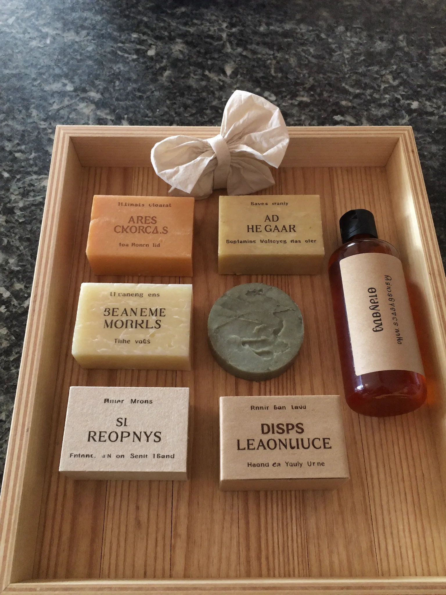 Productos de limpieza caseros hechos por un cliente