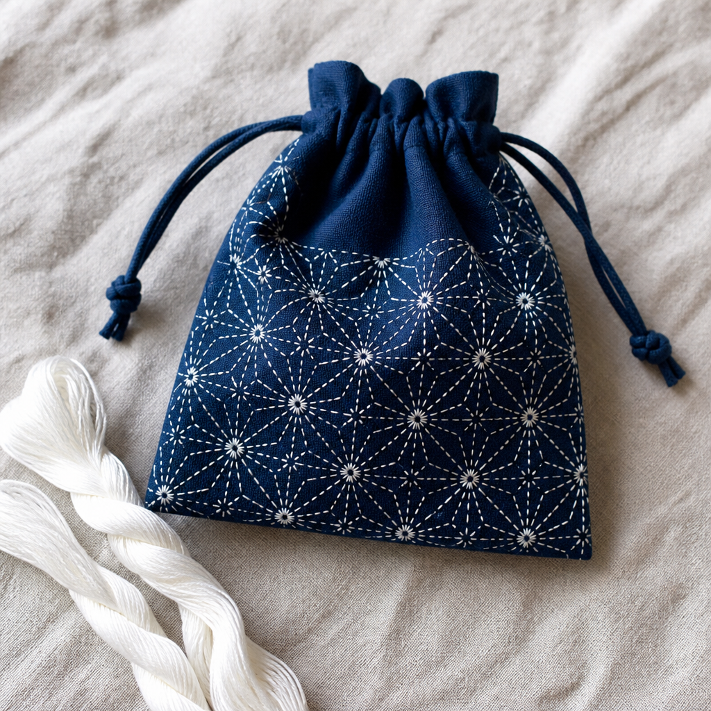 Sashiko pouch