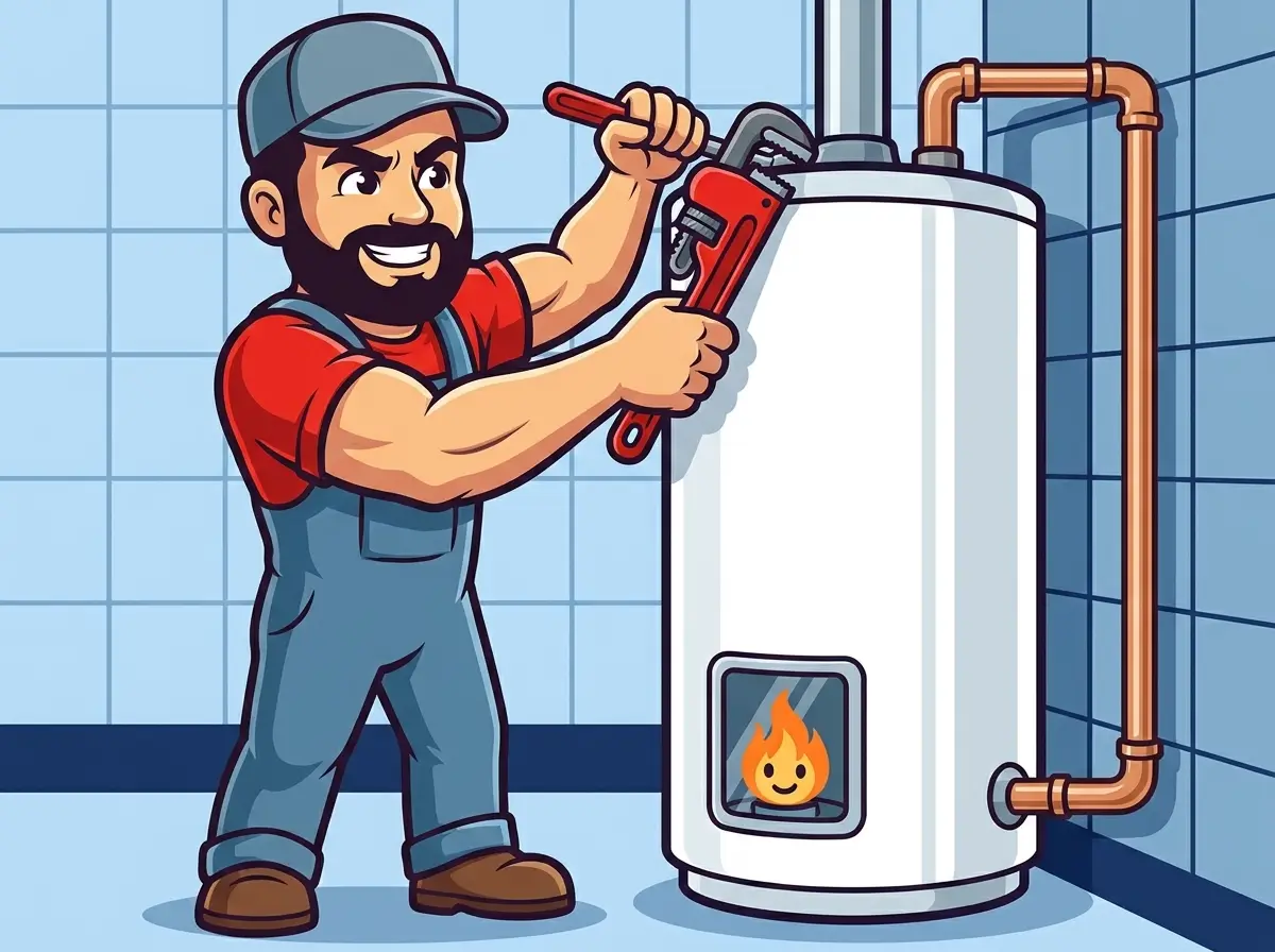 AquaTec mascot illustration