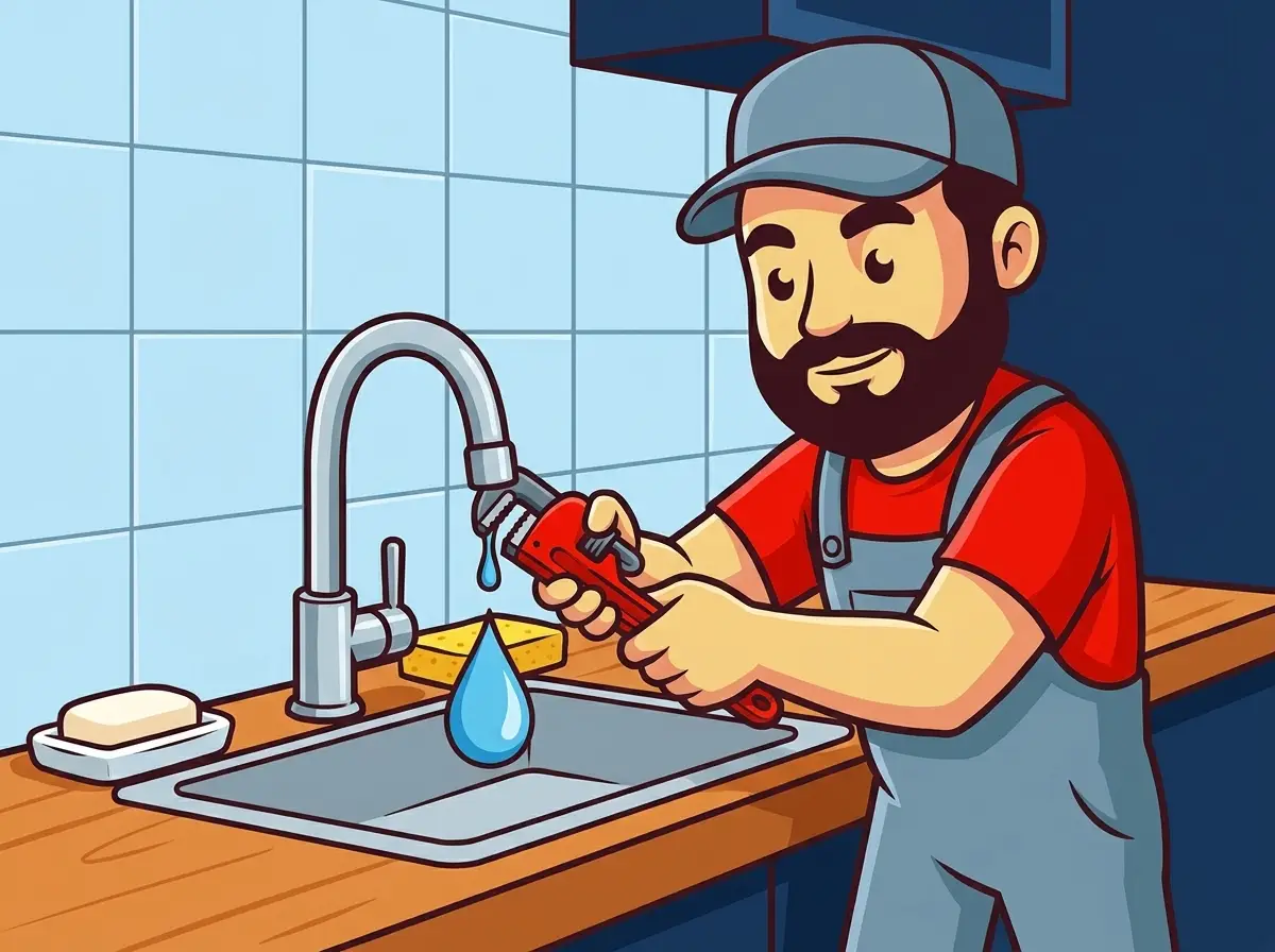 AquaTec mascot illustration
