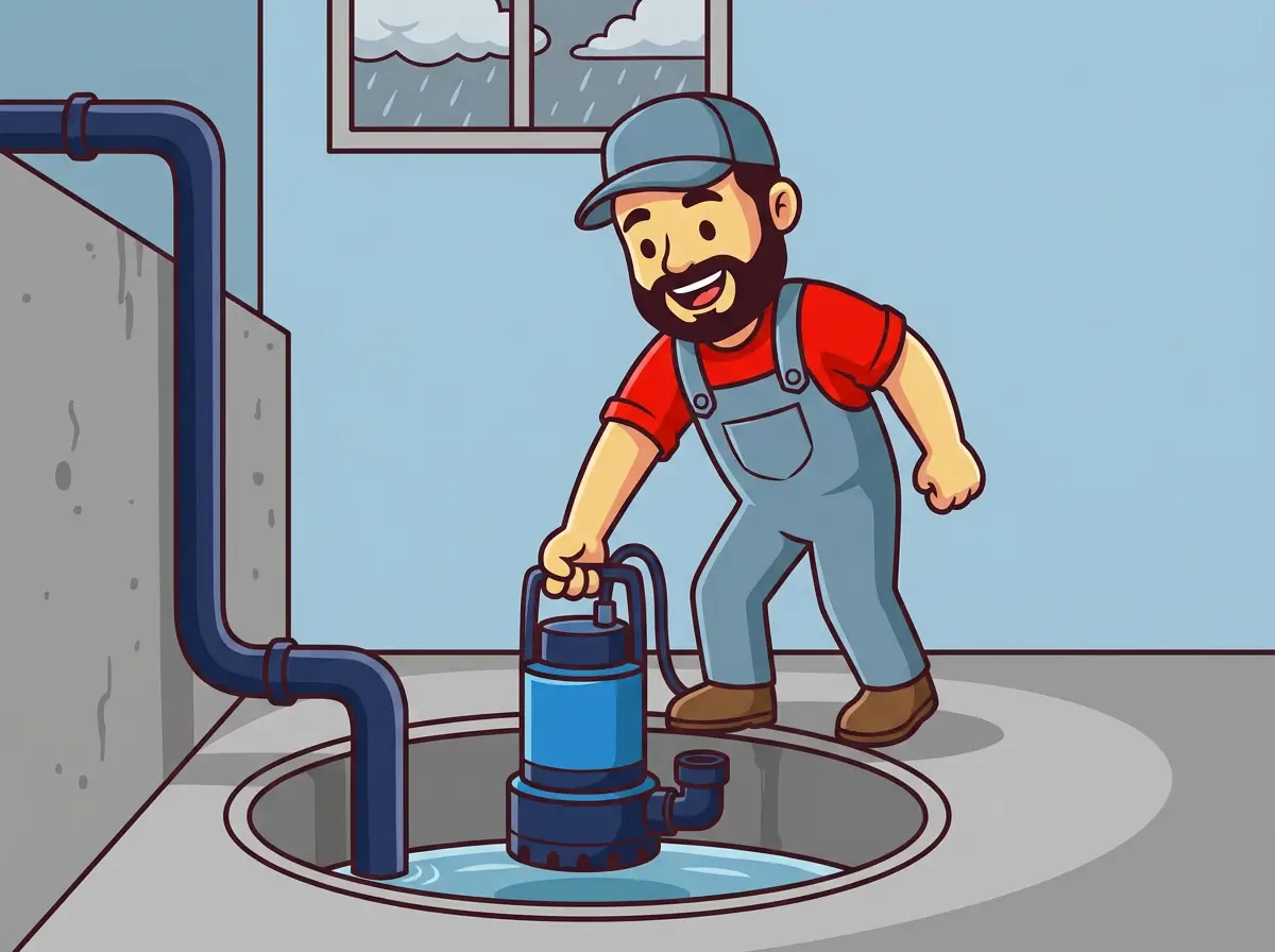 AquaTec mascot illustration