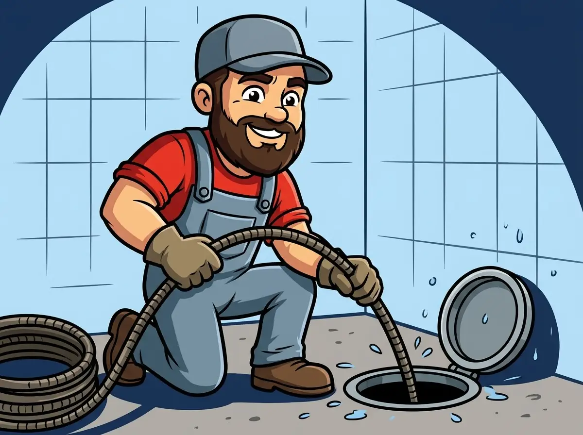 AquaTec mascot illustration