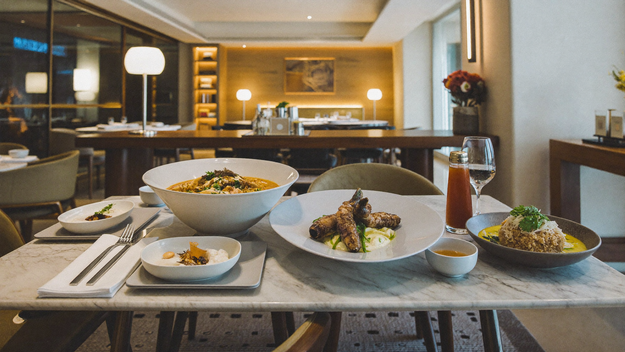 首尔高级酒店提供的参鸡汤与鳗鱼补身食