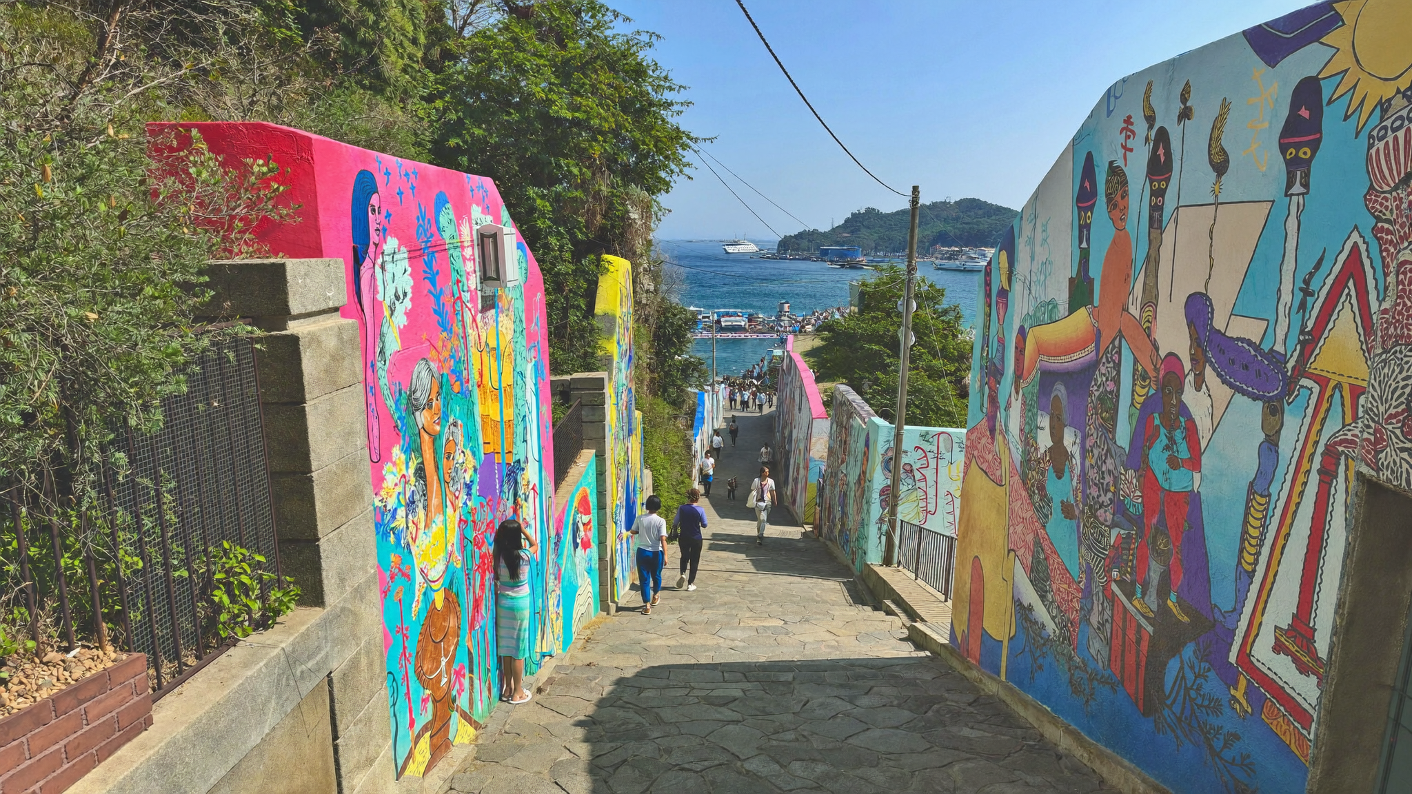 统营旅游攻略 东piran壁画村小巷