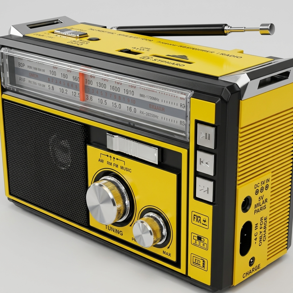 Радіоприймач GOLON RX-382 з MP3, USB + ліхтарик