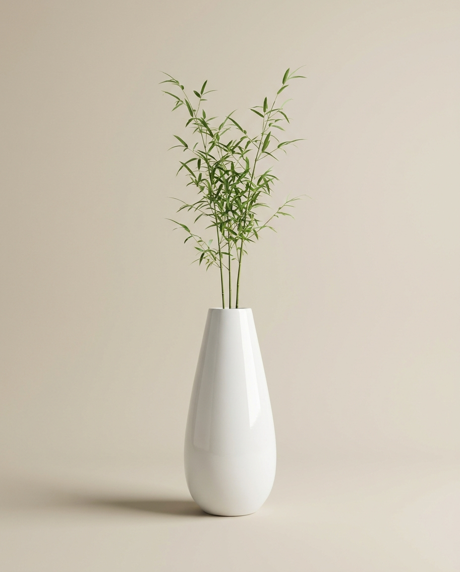 Tall teardrop/bullet vase planter