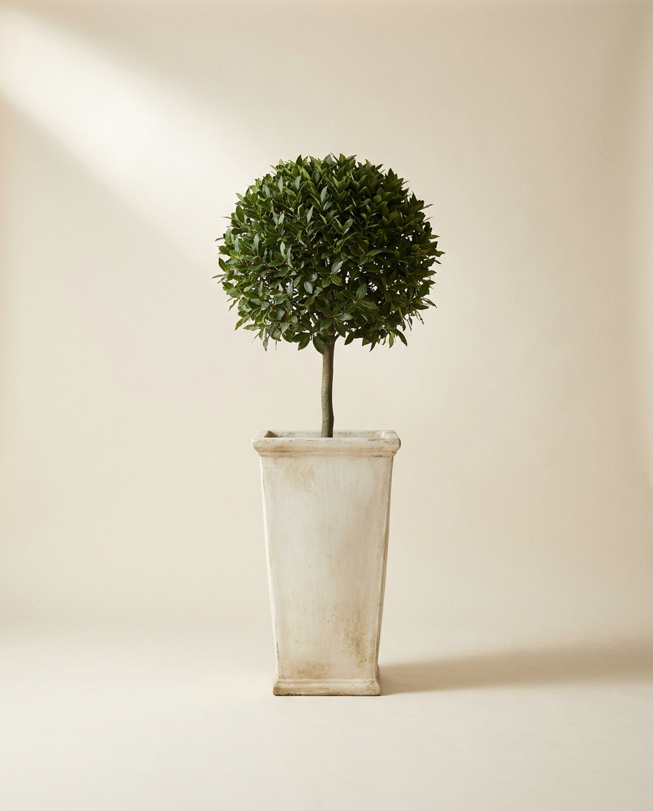 Tapered square tower planter