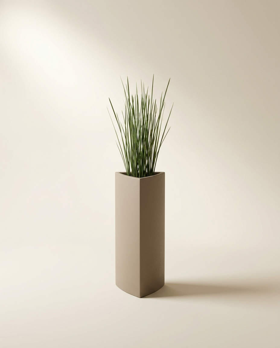 Tall triangular/square columns