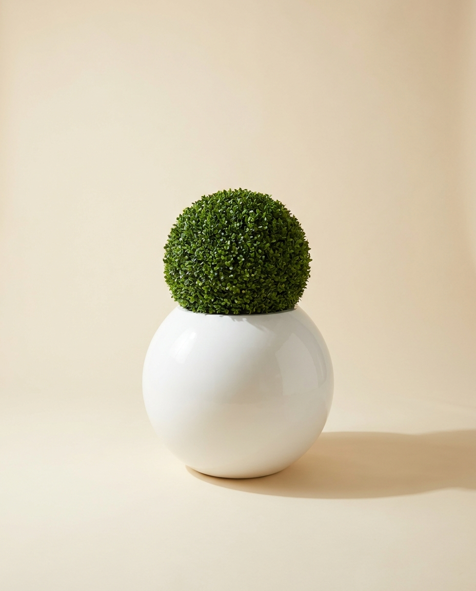 Gloss sphere planter