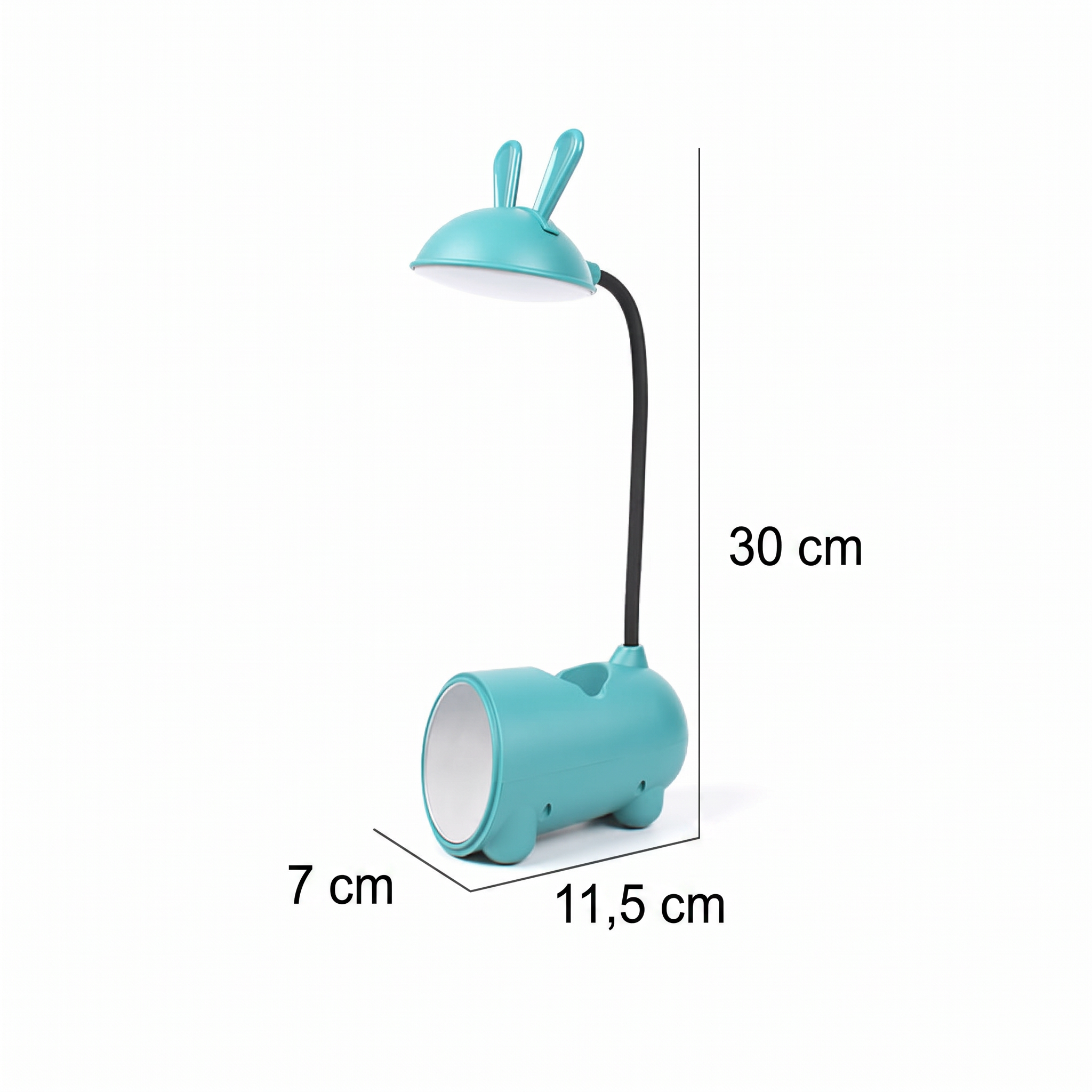 Dimensions de la lampe Lapinou : 30 cm de haut