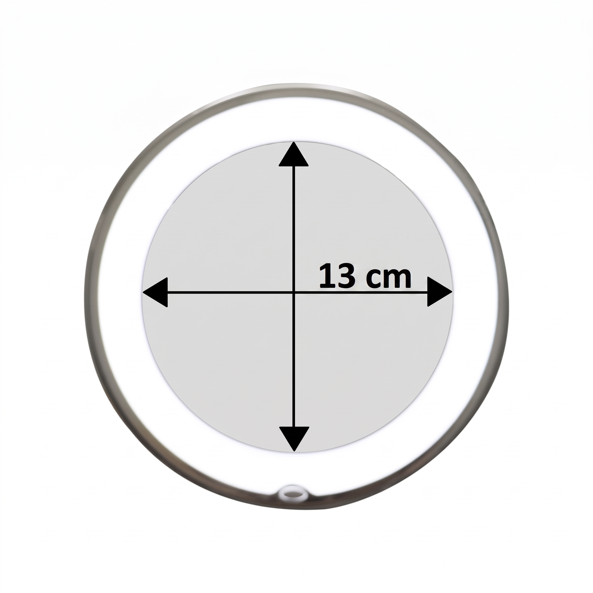 Diamètre du miroir Éclara : 13 cm