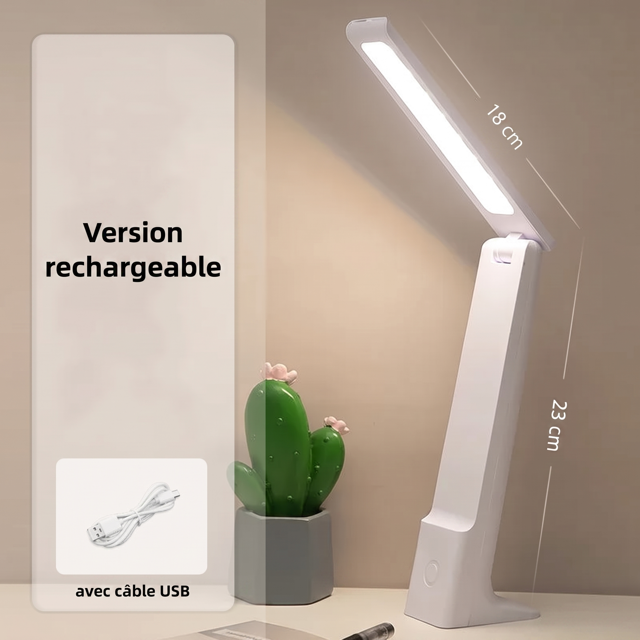 Lampe Novéa version rechargeable