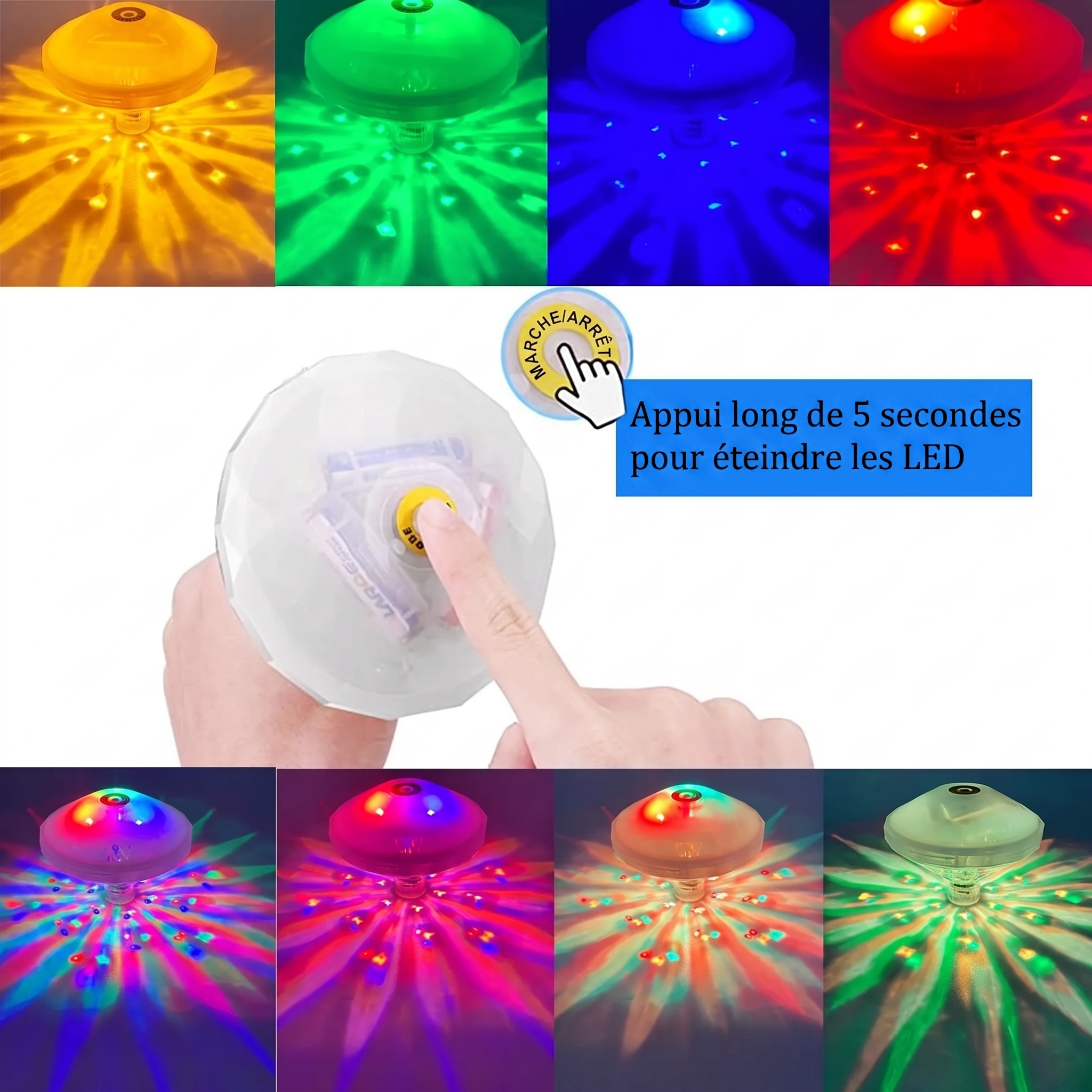 Modes de couleurs de la lampe AquaLuma