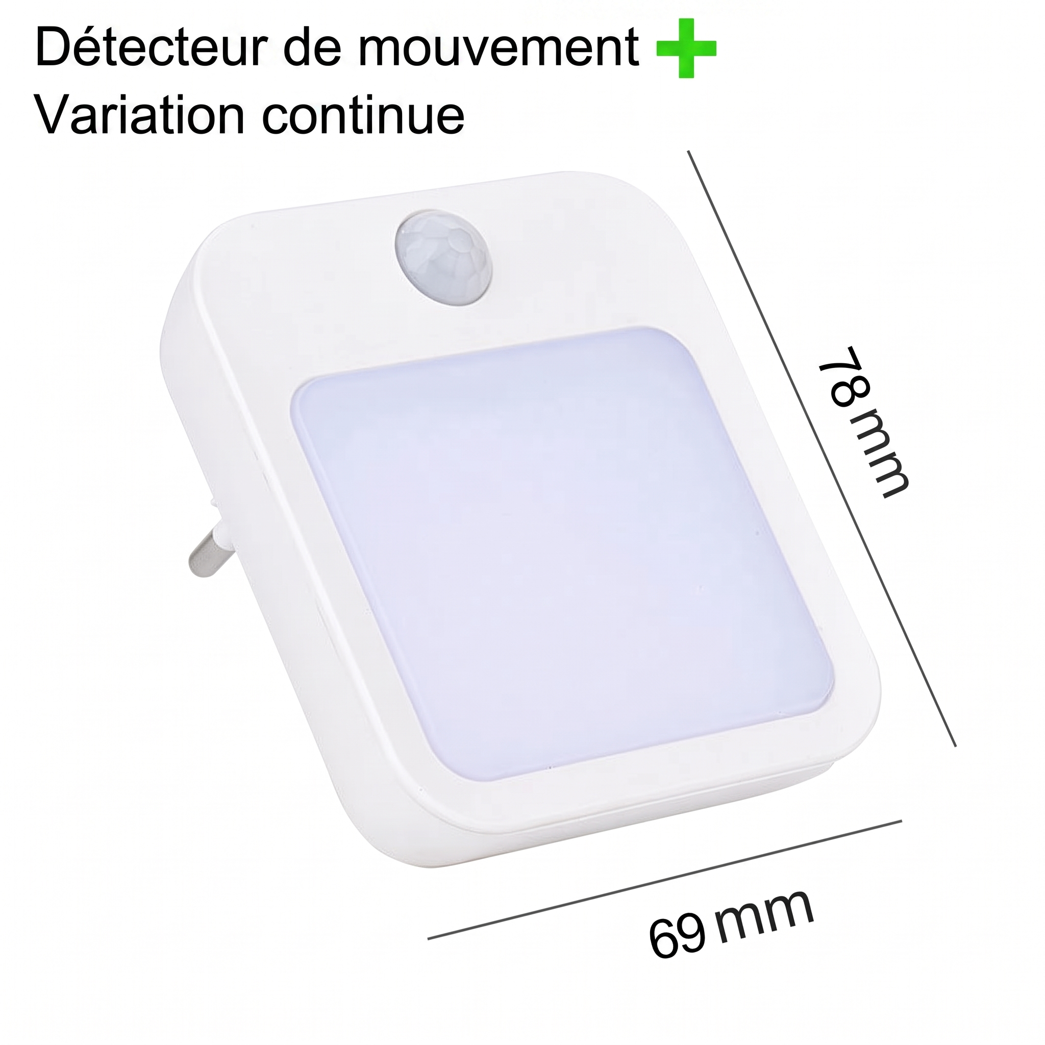 Sensilux : détecteur de mouvement et variation continue