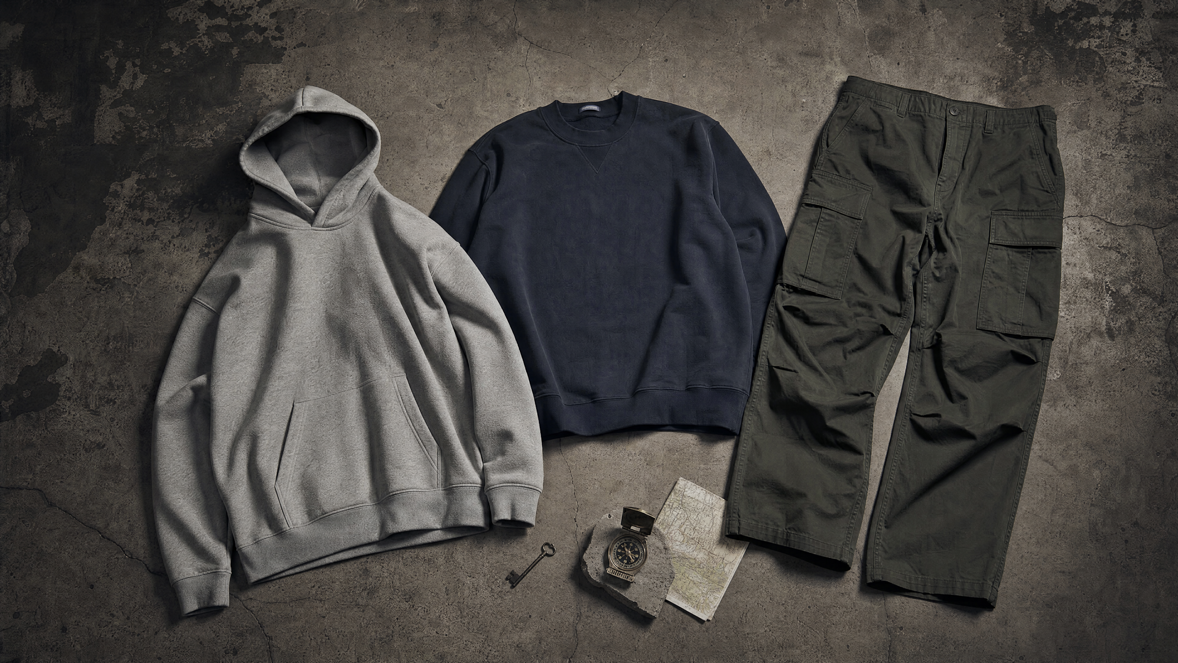 Collection 01 flat lay culture shot