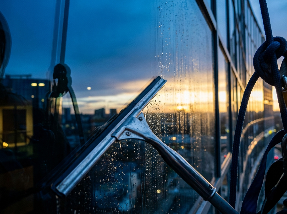 Streifenfreie Glas- und Fensterreinigung