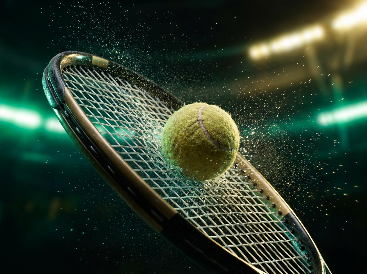Ball am Schläger