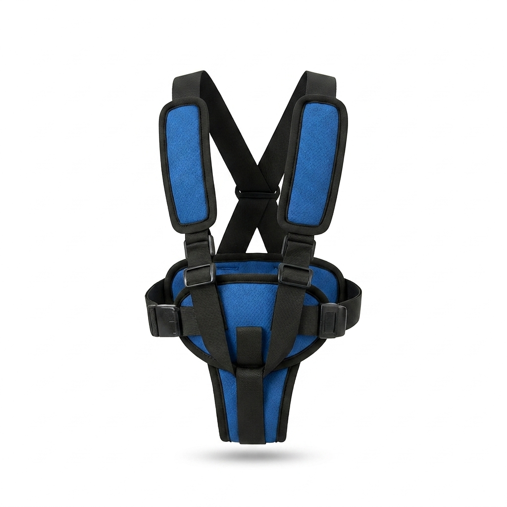 Child Car Seat with 5-Point Harness Portable Polyester Cotton Up to 60kg | Sansoti studio