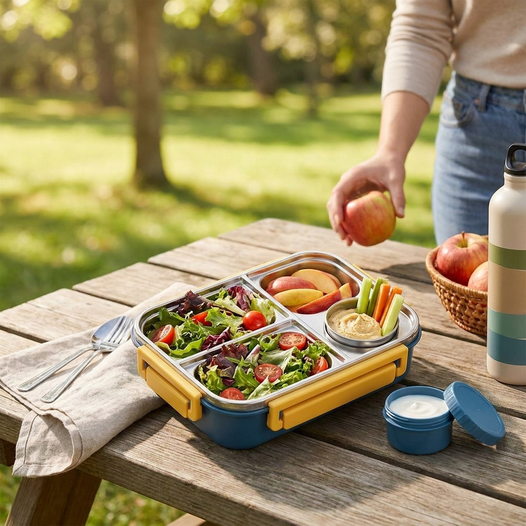 Stainless Steel Lunchbox lifestyle