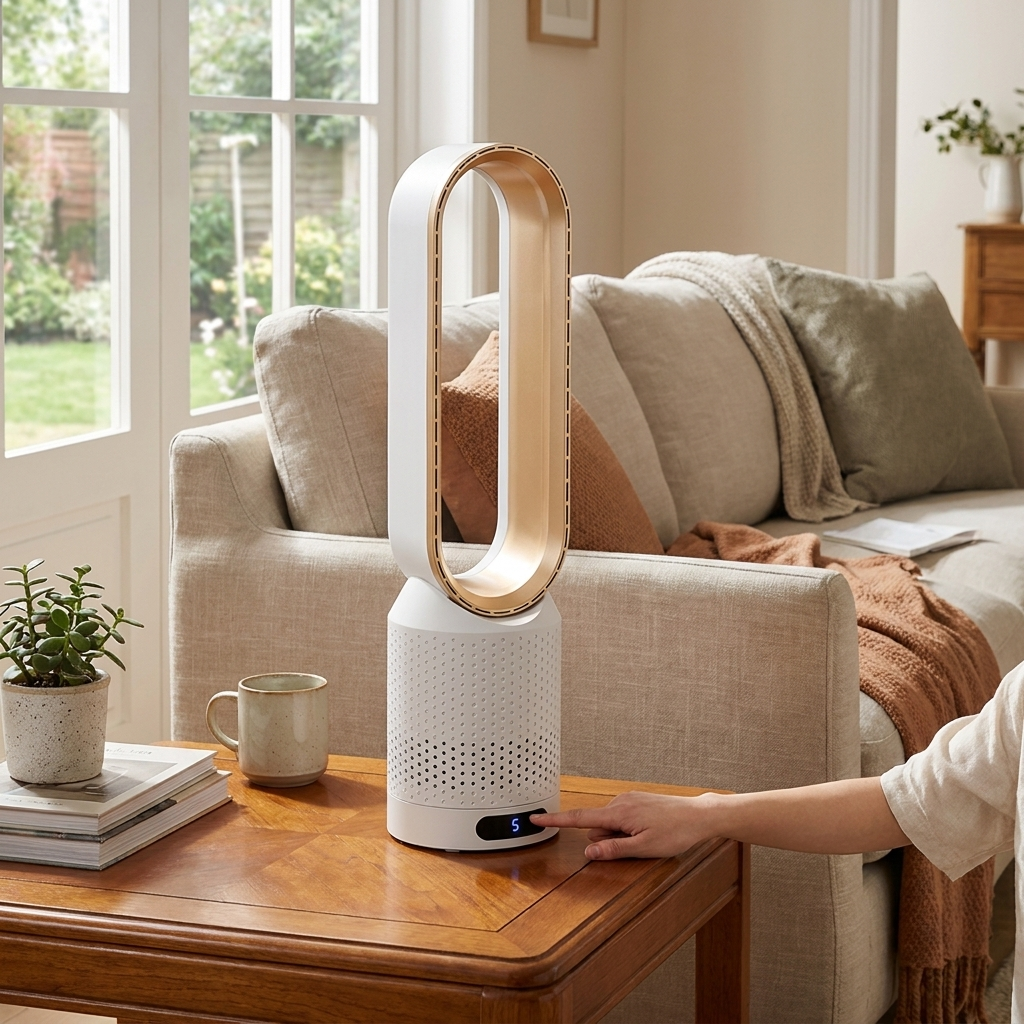 Bladeless Air Cooler 3-in-1 with Air Filter 8 Settings | Sansoti lifestyle