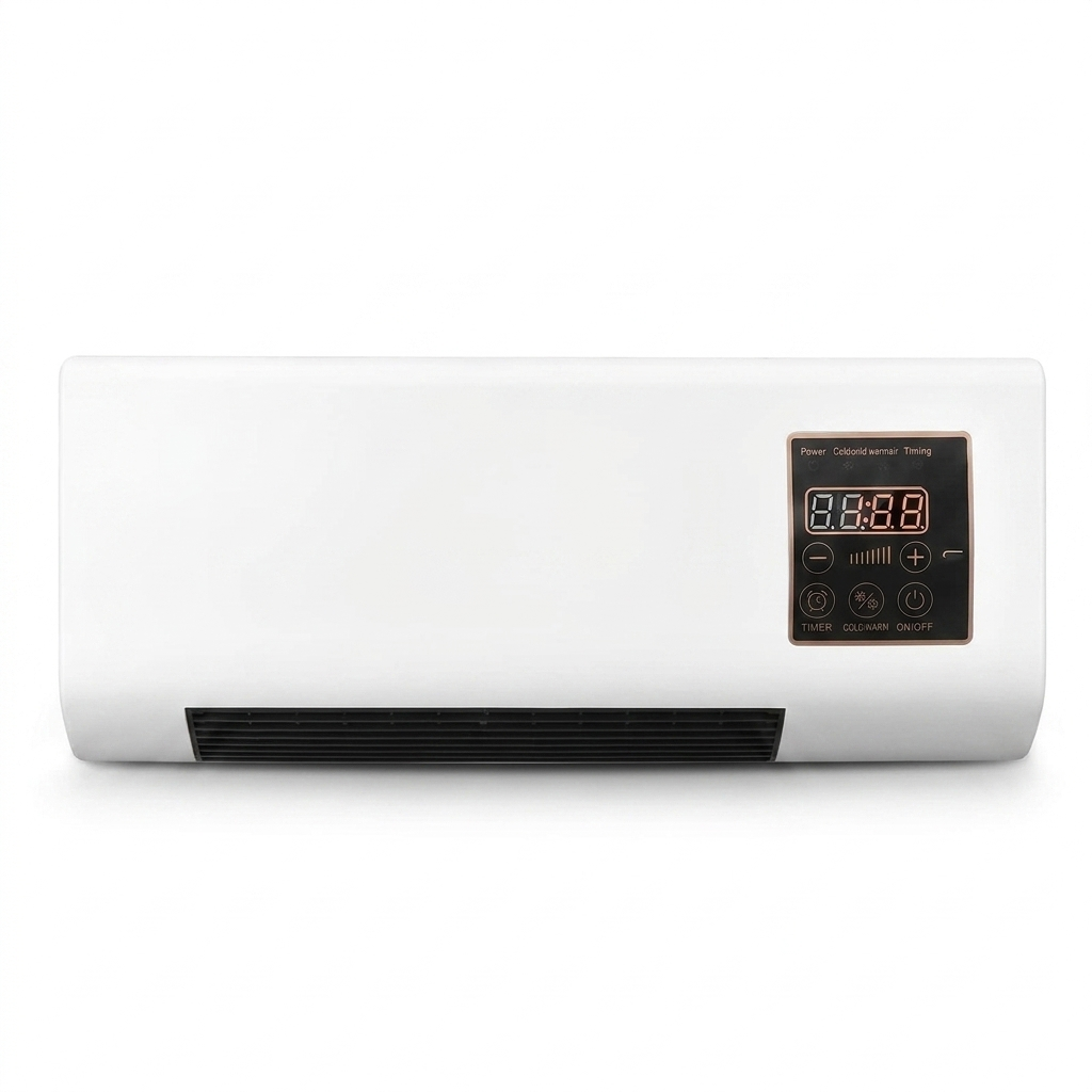 Airco Wandmontage 4-in-1 Klimaatunit Koeling Verwarming Ventilator Ontvochtiger LCD Afstandsbediening Timer Slaapkamer Kantoor Compact Fluisterstil lifestyle