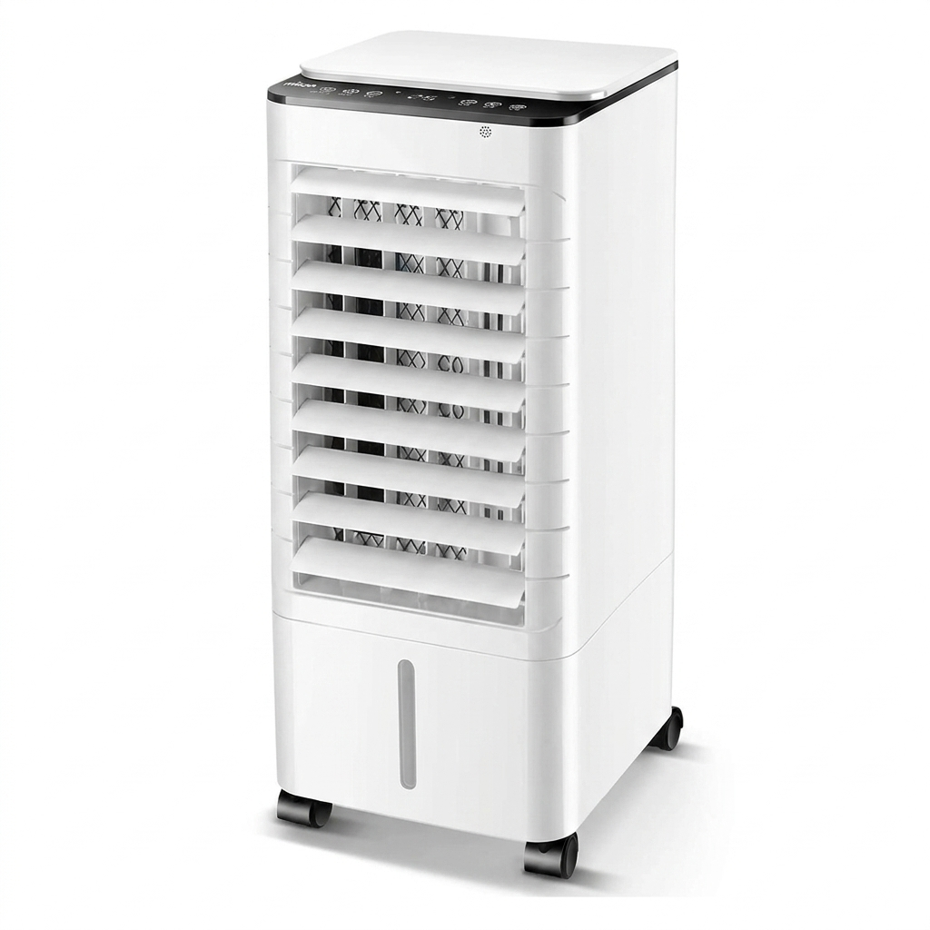 Draagbare Mobiele Aircooler 3-in-1 met 7L Watertank en Afstandsbediening – Energiezuinige Luchtbevochtiger met Timer voor Thuis en Kantoor | Sansoti studio