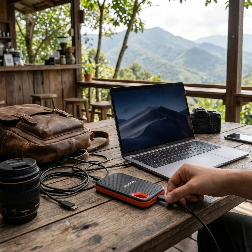 Externe Harde Schijf 1TB USB-C Portable Opslag Laptop PC Mac Backup Draagbaar Snel Datatransfer Compact | Sansoti lifestyle