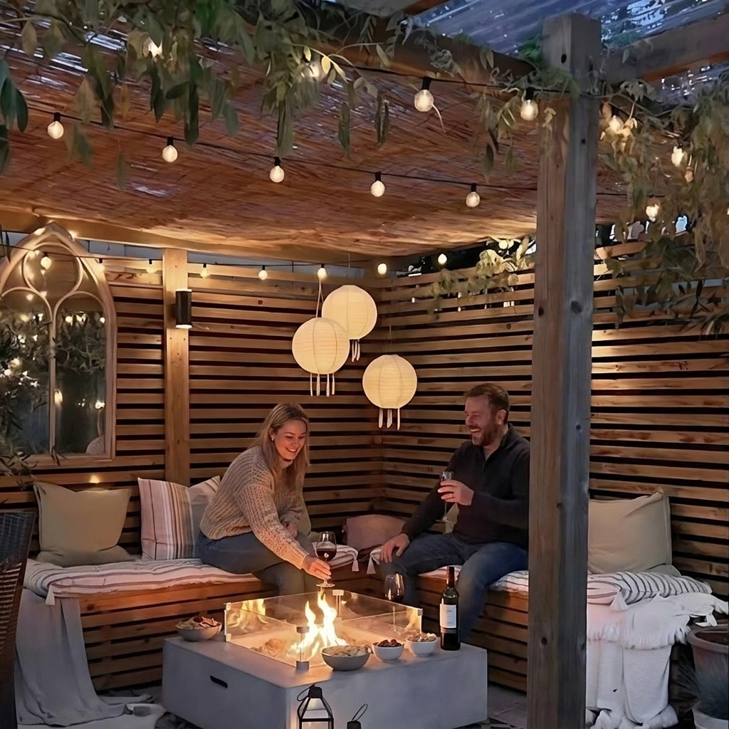 Zonne-energie Buitenlantaarn 30 cm Waterdicht LED-Licht met Dag-Nacht Sensor Opvouwbaar Tuinverlichting | Sansoti lifestyle