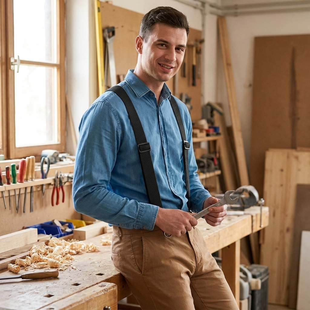 Herenbretels met Haakclips – Verstelbaar X-Back en Y-Vorm voor Perfecte Pasvorm | Sansoti lifestyle