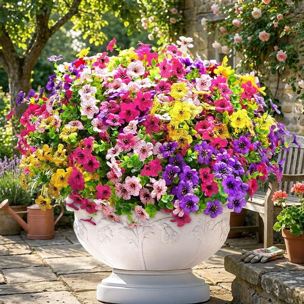 Kunstbloemen UV-Bestendig Gekleurd Binnenbuiten 120-480 Stuks Kleurvastheid lifestyle