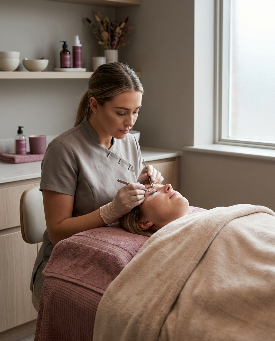 Behandling i gang hos Beauty Masterclass