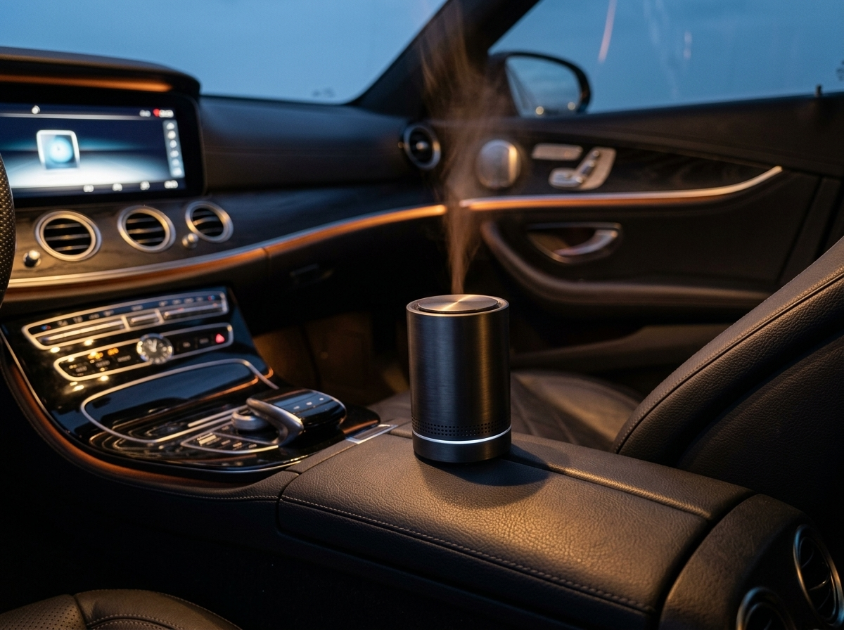 Vossa Pro flagship diffuser in use at night
