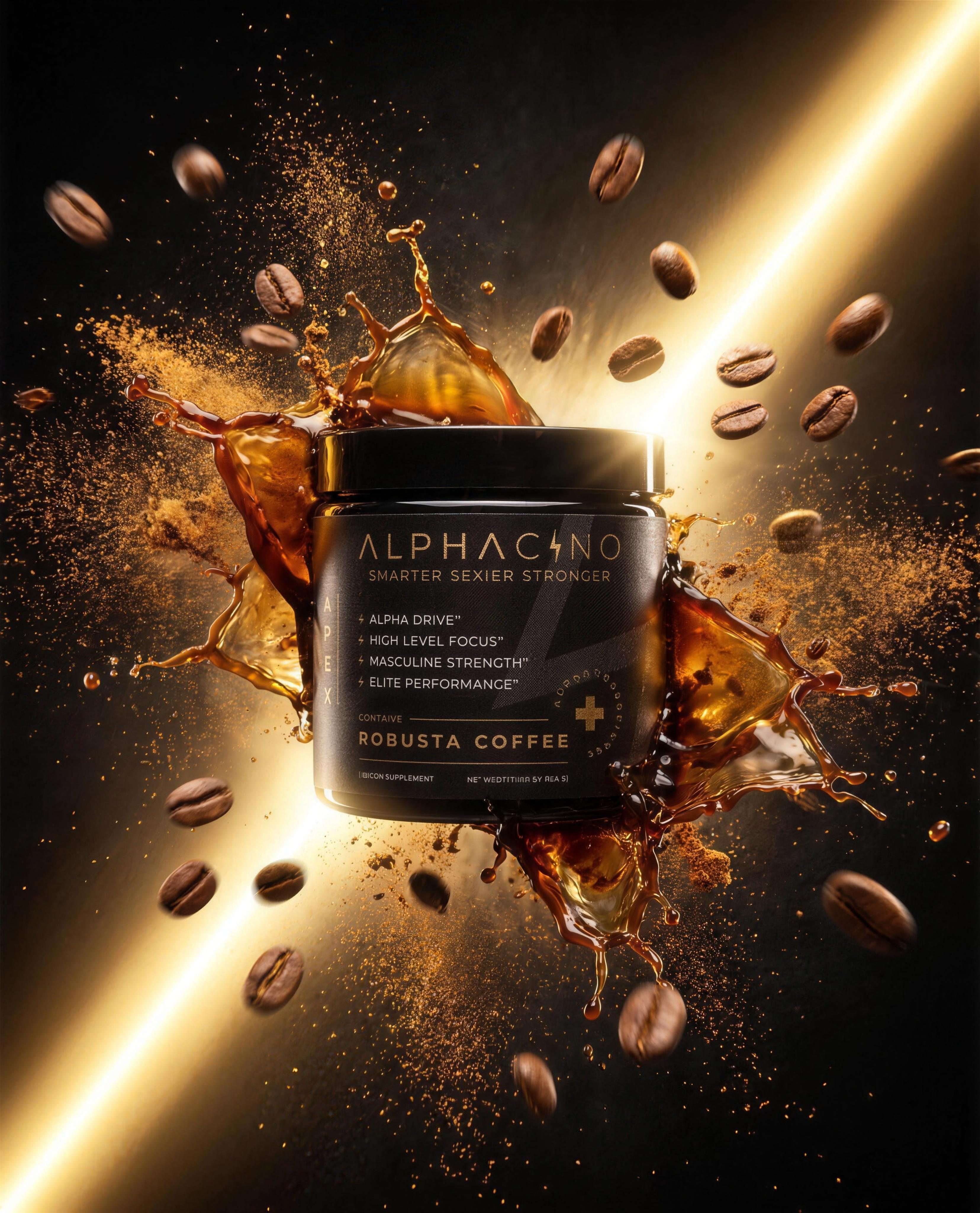 Alphacino mushroom coffee for men