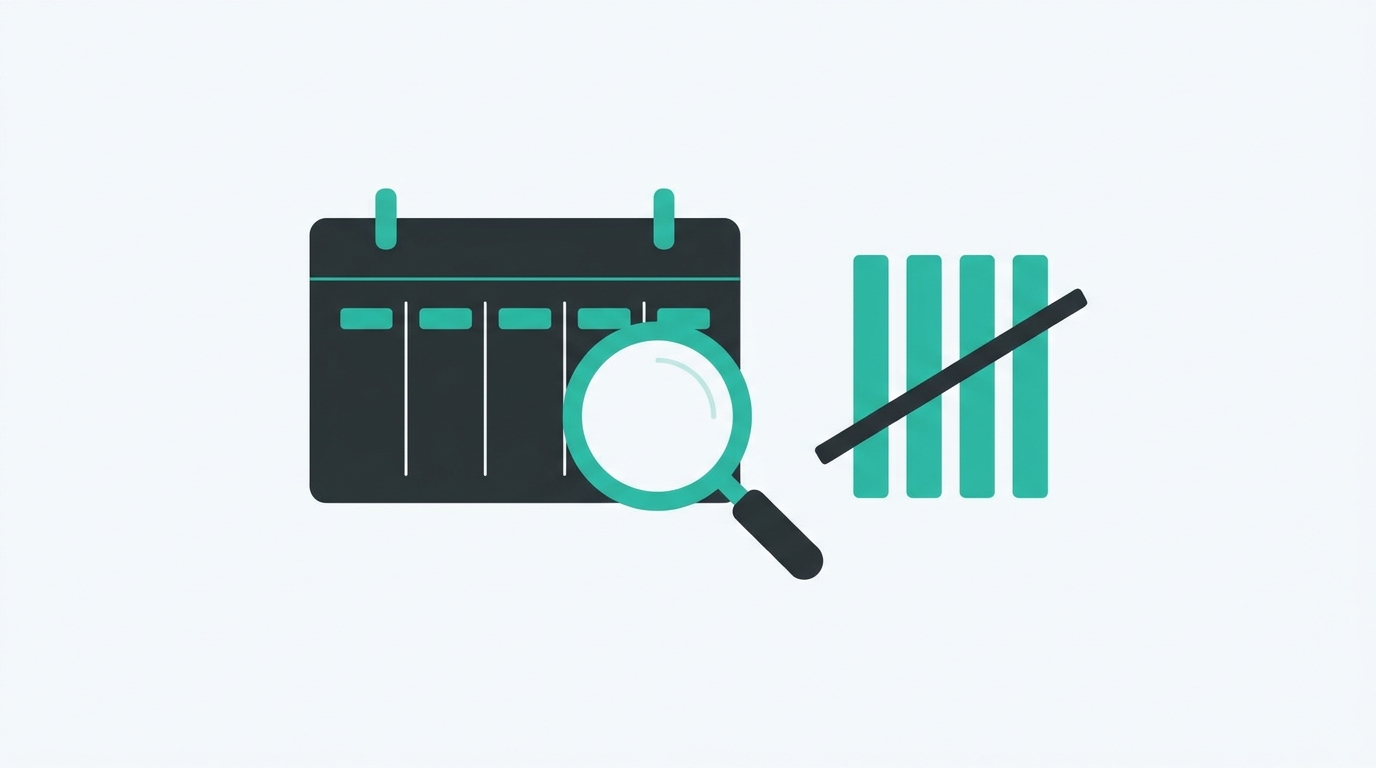 Weekly calendar audit to find and count repetitive automation candidates