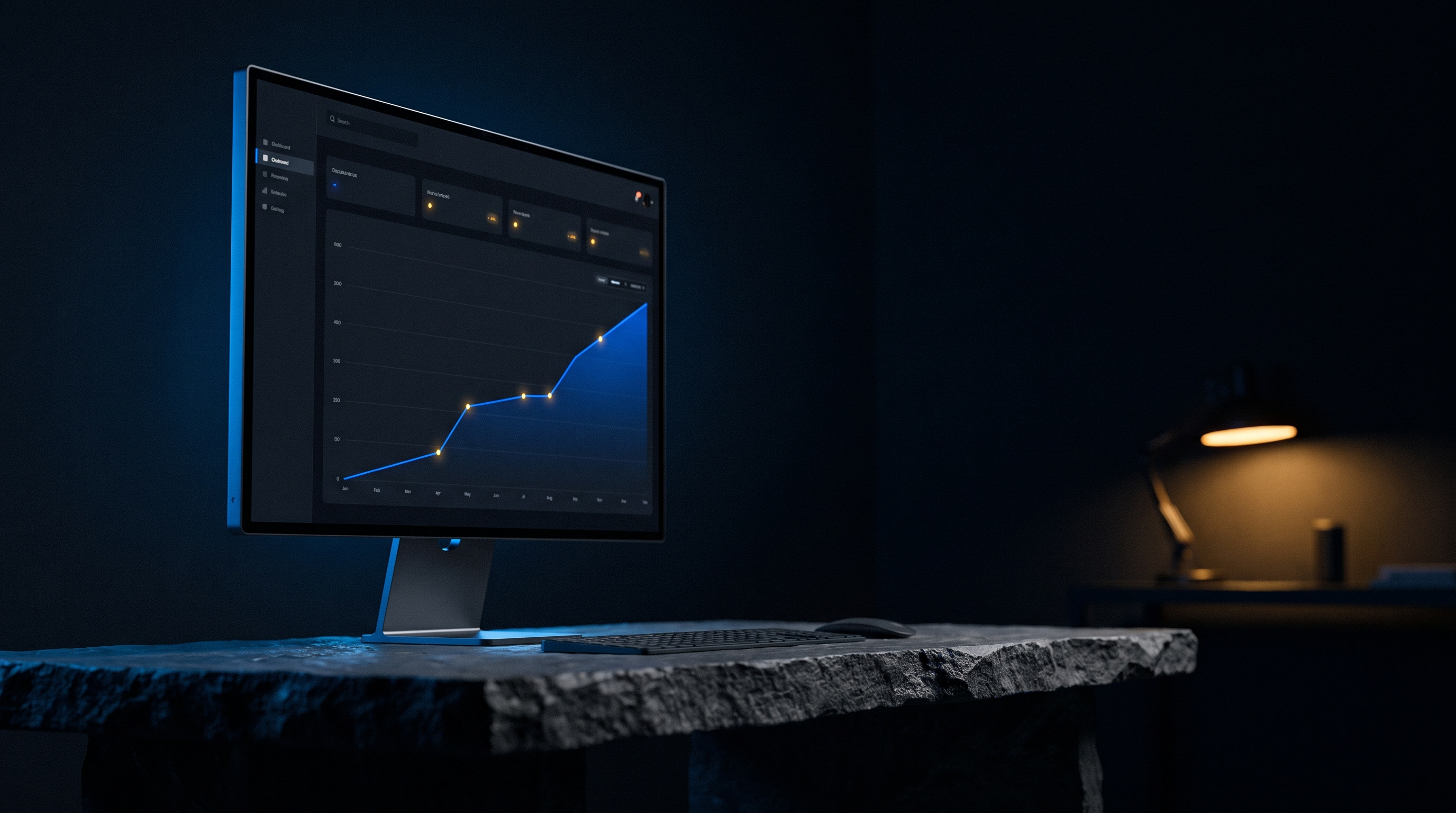 SEO agency — analytics growth dashboard by Fintel Labs London