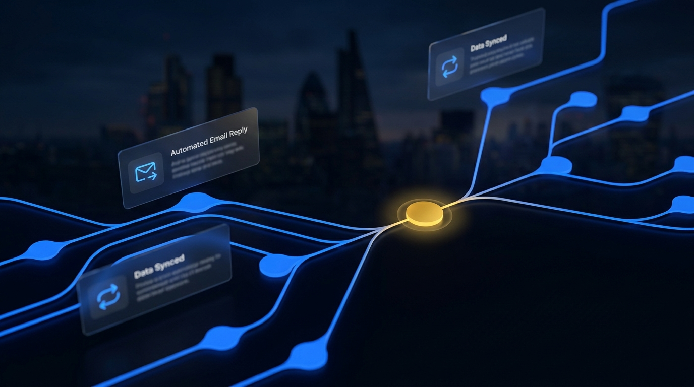 AI automation for business — automated workflow system built by Fintel Labs London