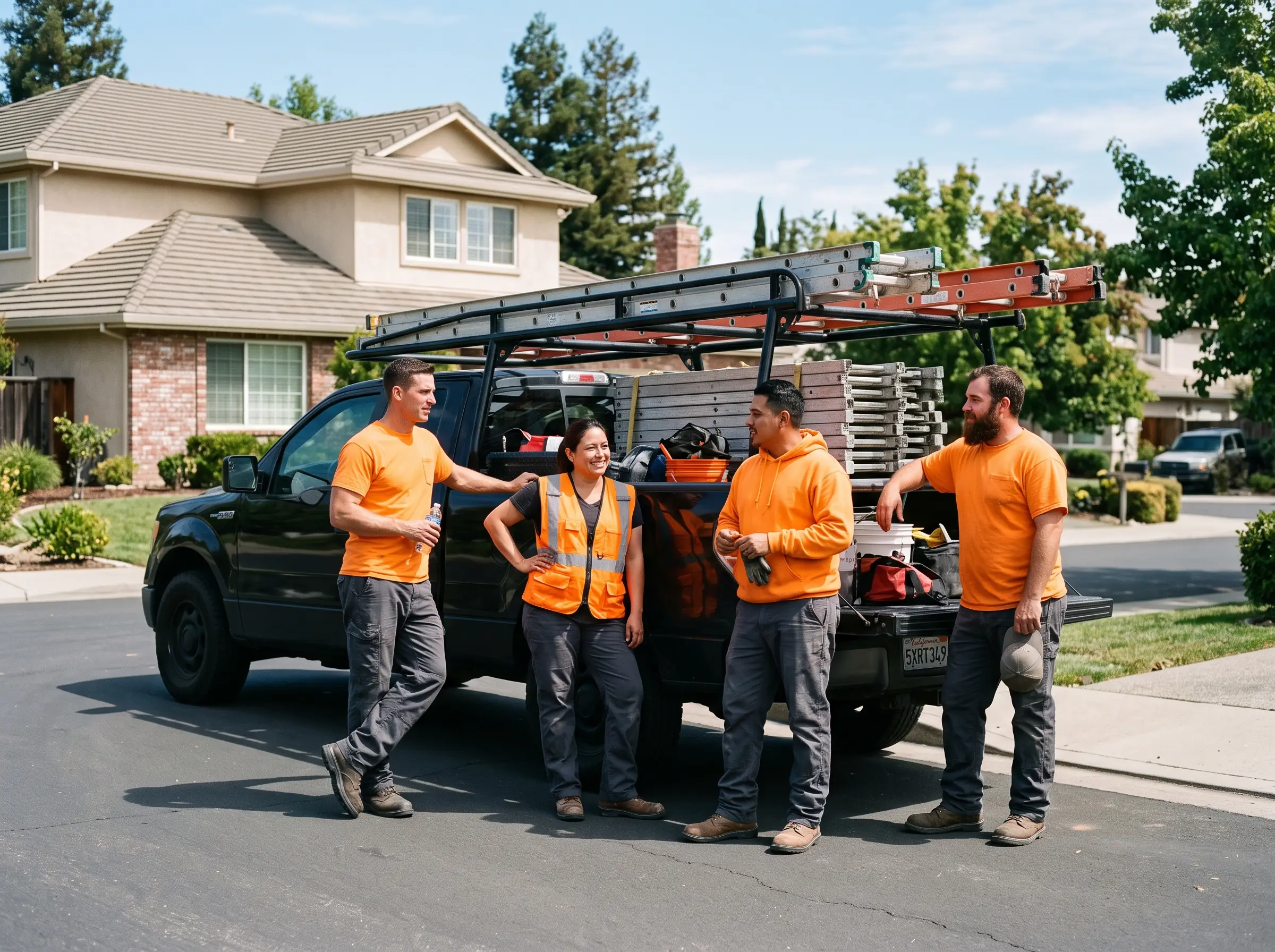 The Ironhorse Exteriors crew