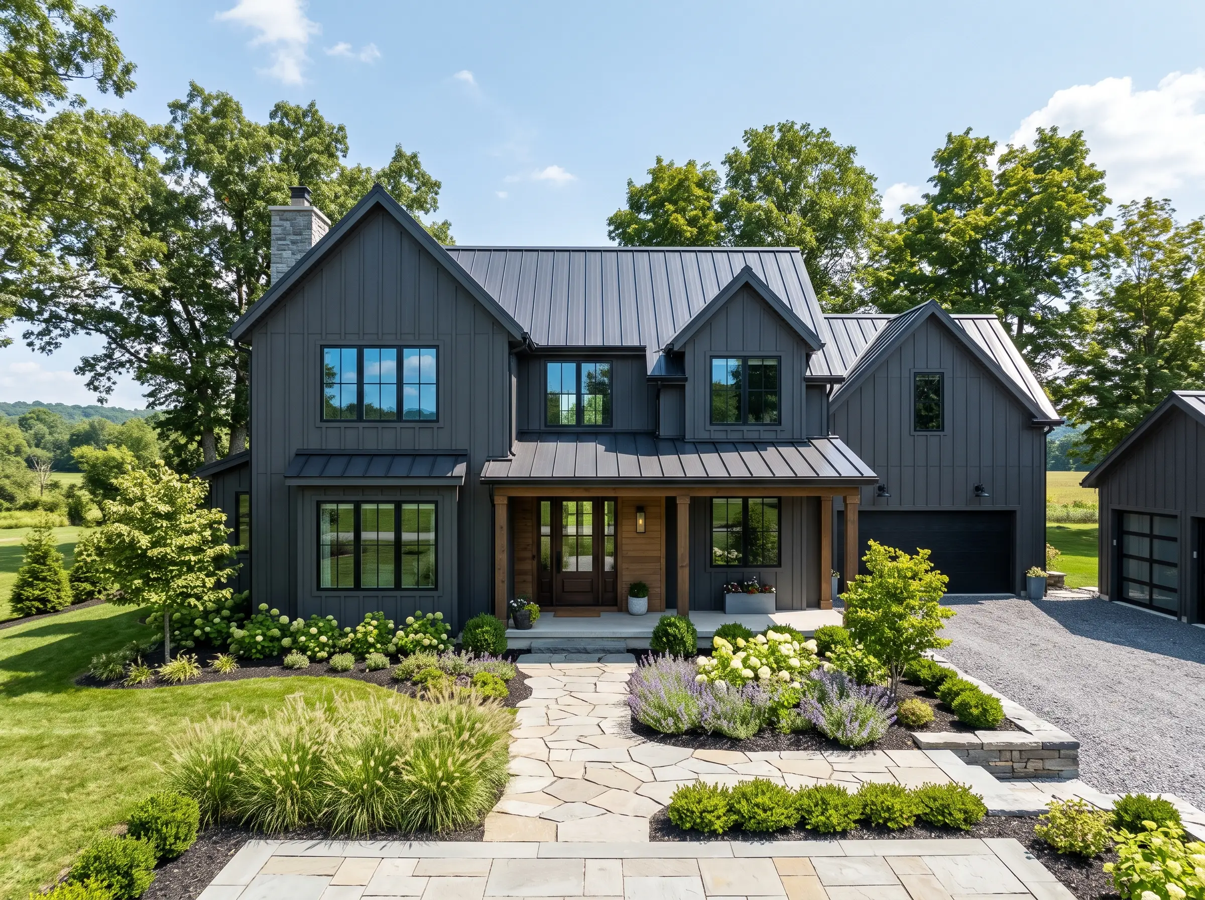 Completed roofing project