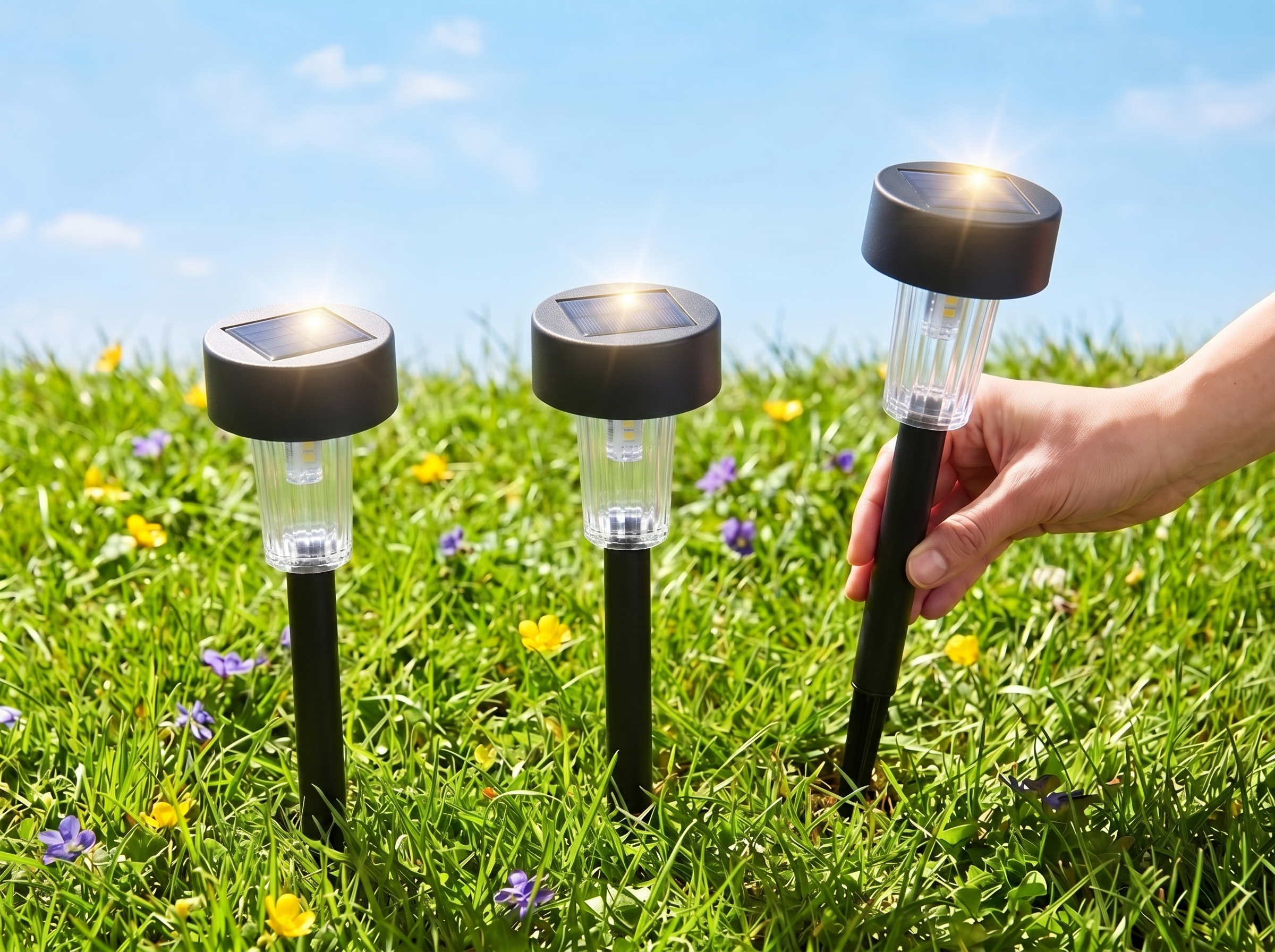 Solarne lampe se pune na suncu tokom dana