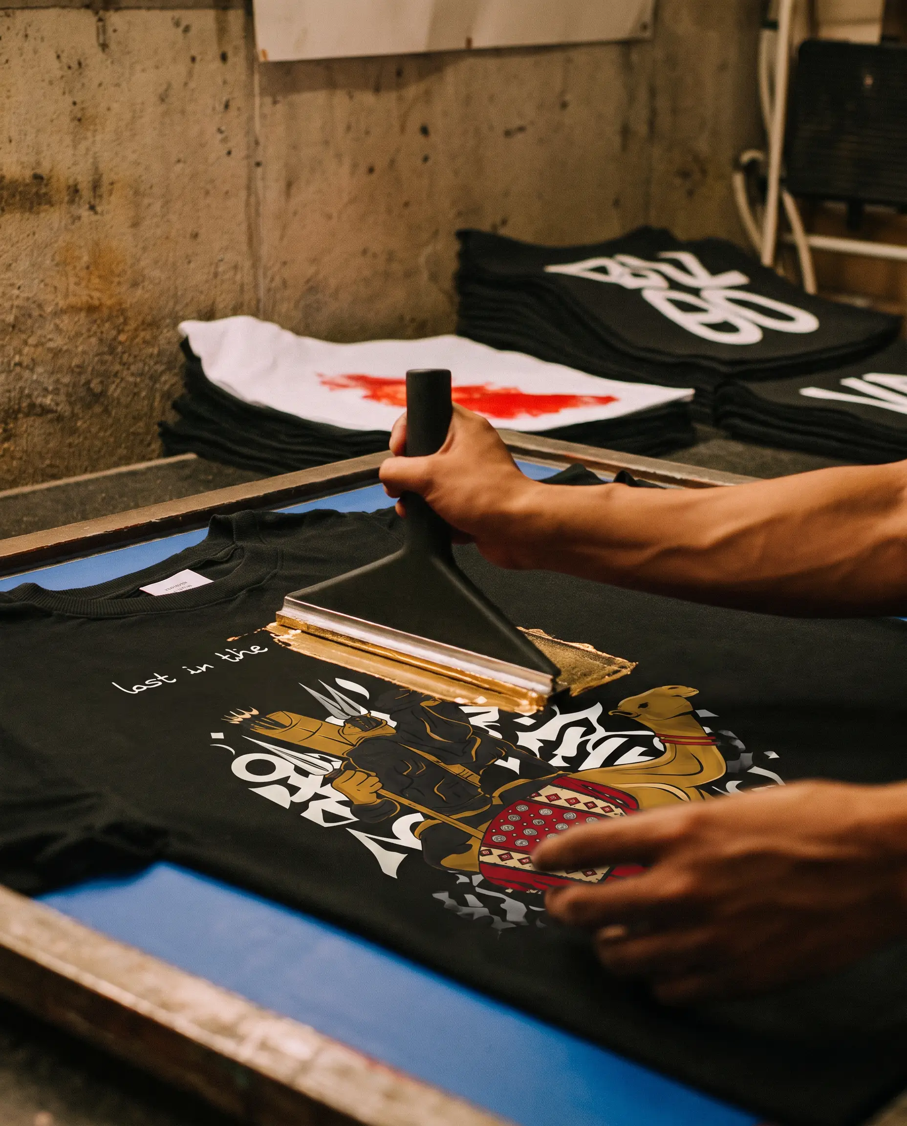 A print studio, not a warehouse.