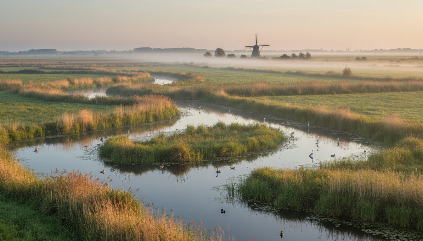 Dutch polder tulips