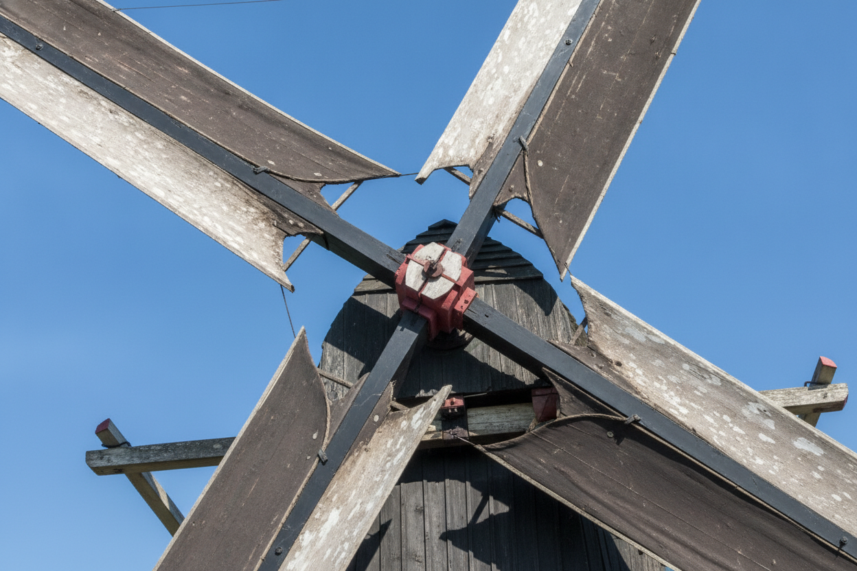 Windmill sails at Zaanse Schans