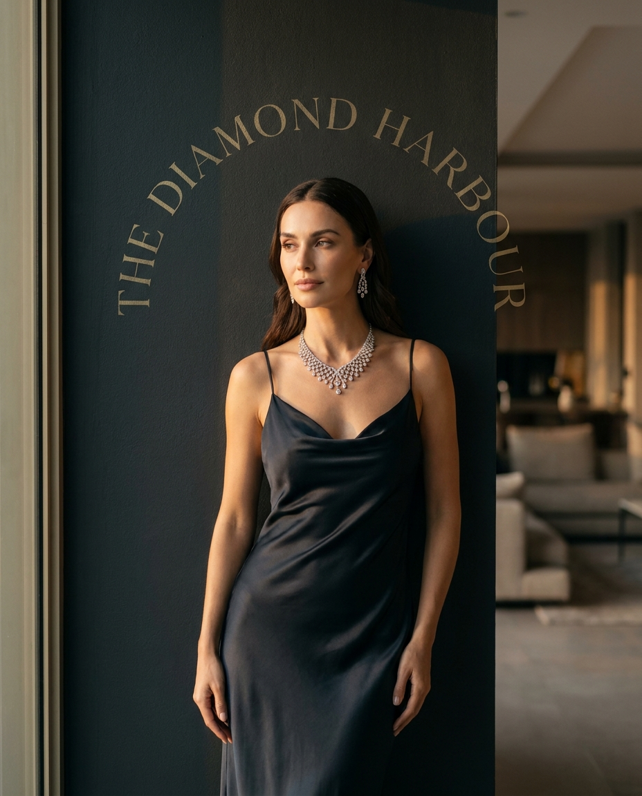 Bespoke diamond necklace designed for our client — The Diamond Harbour, Marmaris